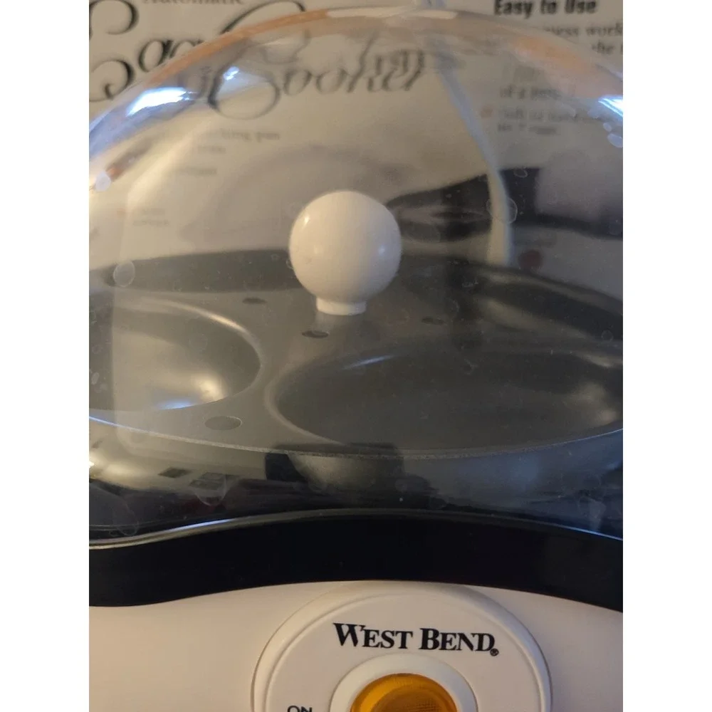 West Bend Electric Automatic Egg Cooker 86628 Complete * Great Condition *